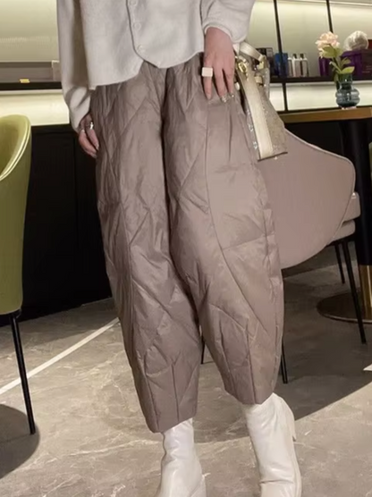 Pantalones Harem Suaves de Algodón