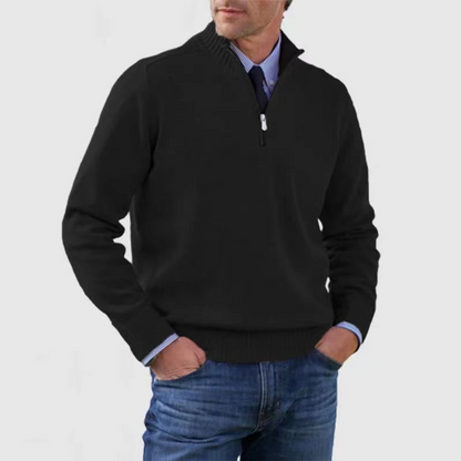 Suéter Hombre Cuello Alto Cremallera