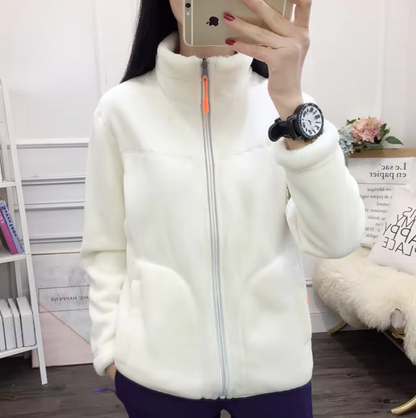 Chaqueta Forro Polar Reversible Unisex Cálido
