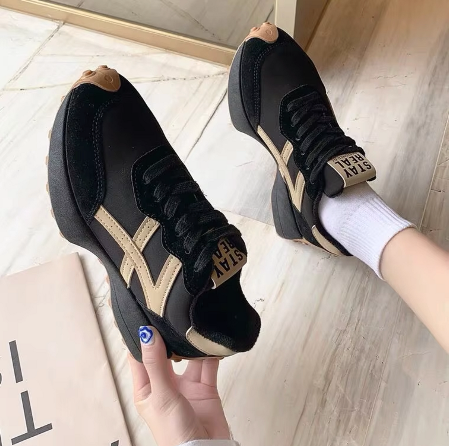 Zapatillas Running Con Plataforma Deportiva