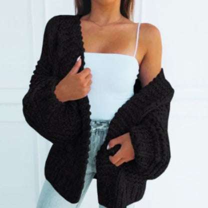 Chaqueta Punto Grande Mujer