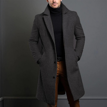 Chaquetón Hombre Clásico Con Solapa