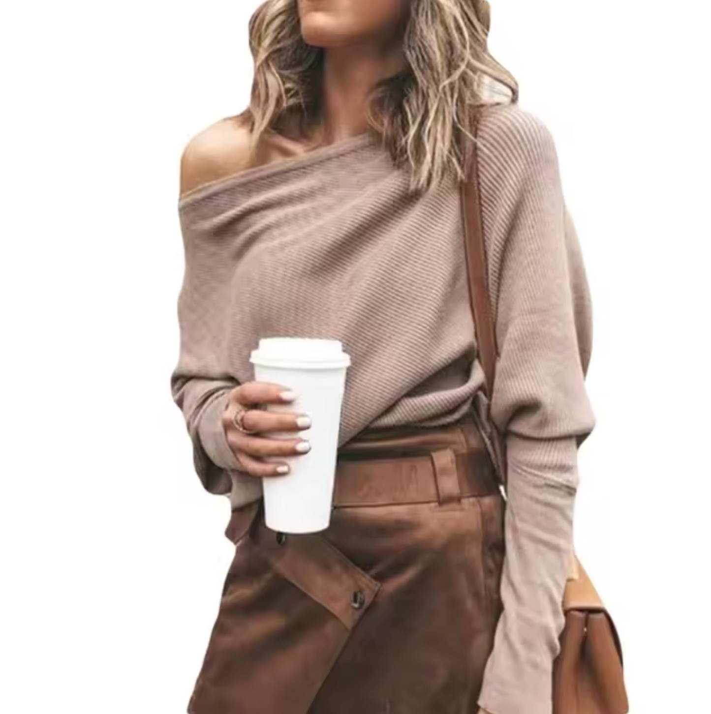 Blusa Punto Mujer Off Shoulder Chic - Vestiria