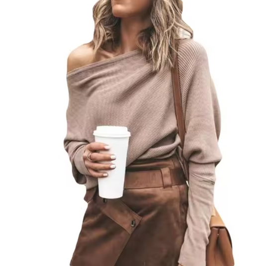 Blusa Punto Mujer Off Shoulder Chic - Vestiria