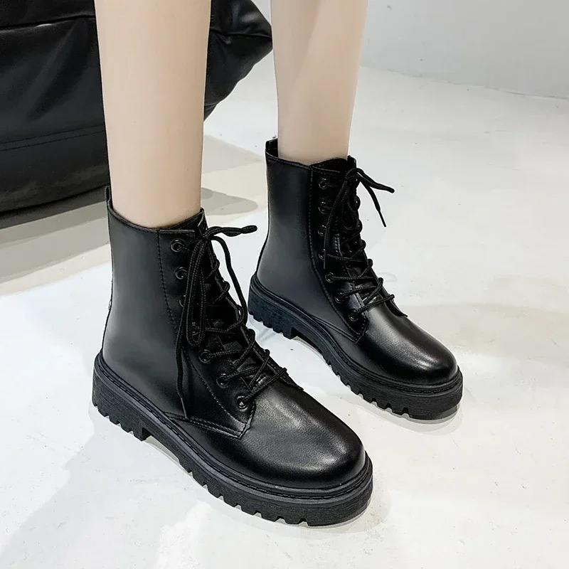 Botas Mujer Cuero Suela Alta - Vestiria