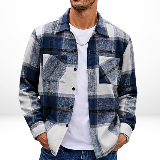 Camisa Cuadros Hombre Casual - Vestiria