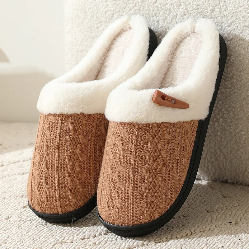 Pantuflas Mujer Plano con Pelo Suave