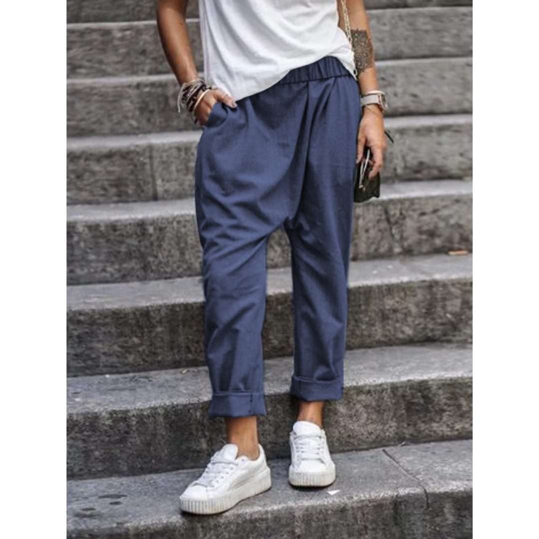 Pantalones cortos cómodos mujer - Pernera amplia
