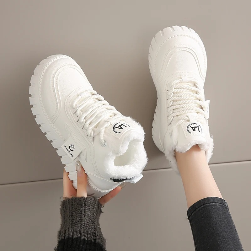 Botas Mujer Invierno Estampado Logo Elegantes