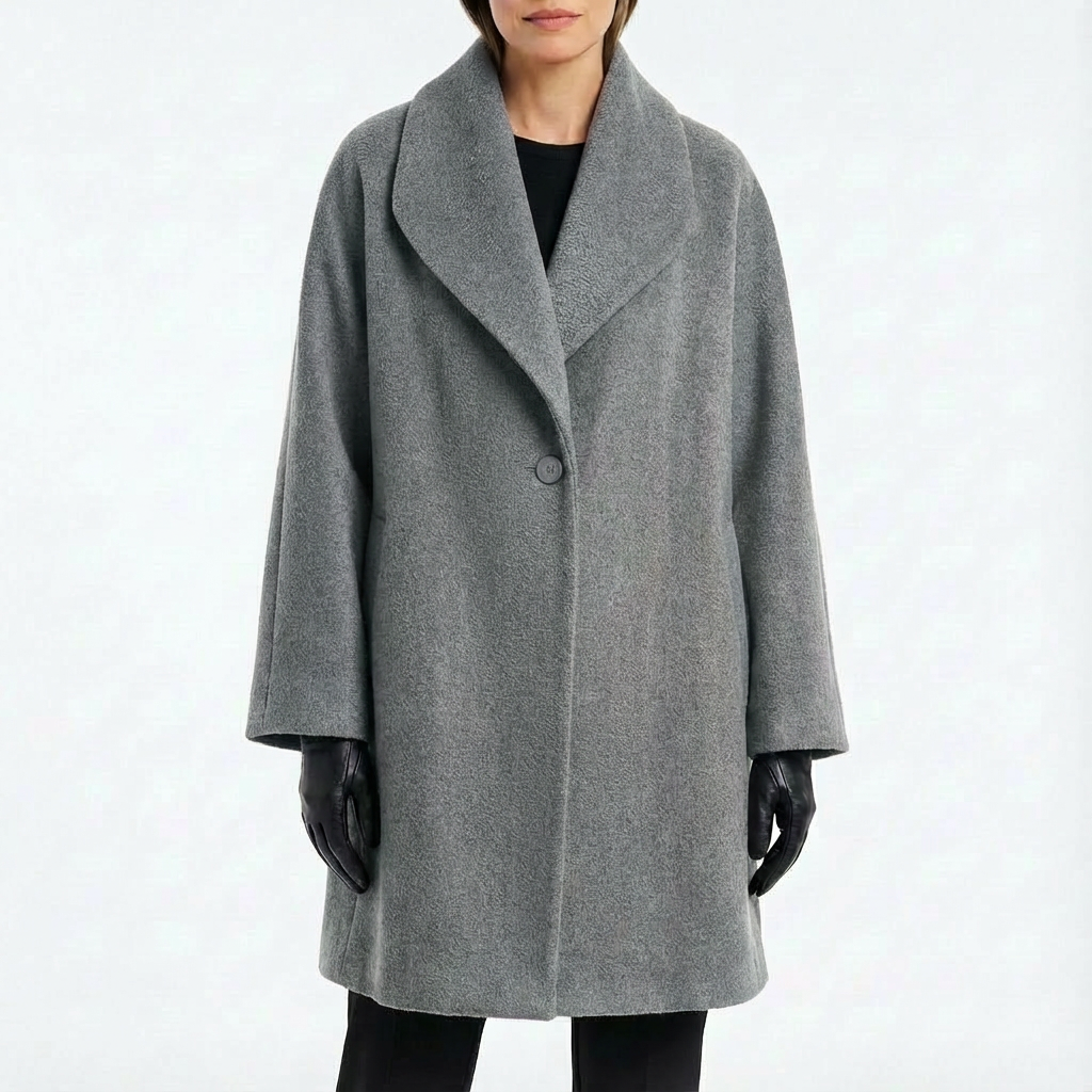 Abrigo Oversized Mujer Cálido y Amplio