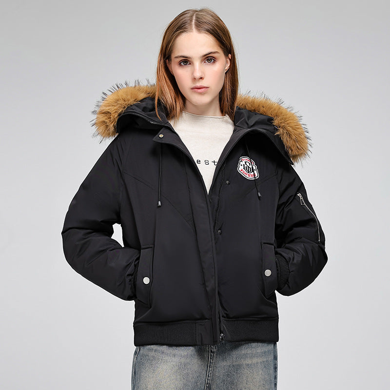 Chaquetón de mujer abrigado invernal corto
