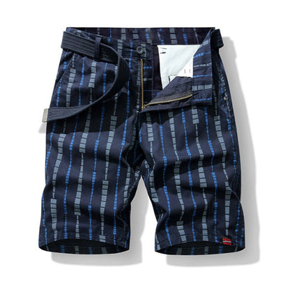 Pantalones Cortos Hombre Estilo Urbano Impressión Moderna