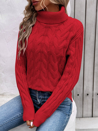 Sudadera cuello alto mujer elegante Freja
