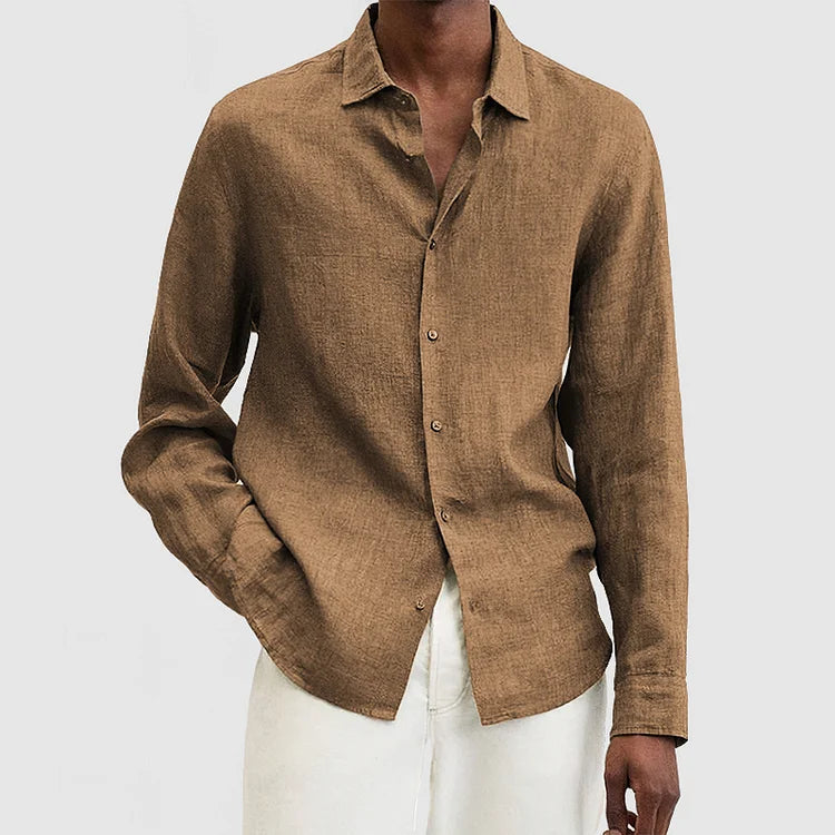 Camisa Manga Larga Clásica y Cómoda - Vestiria