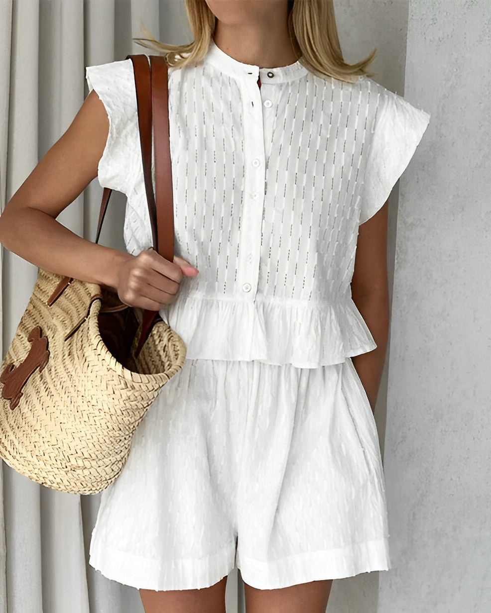 Conjunto Mujer Texturizado Elegante - Vestiria