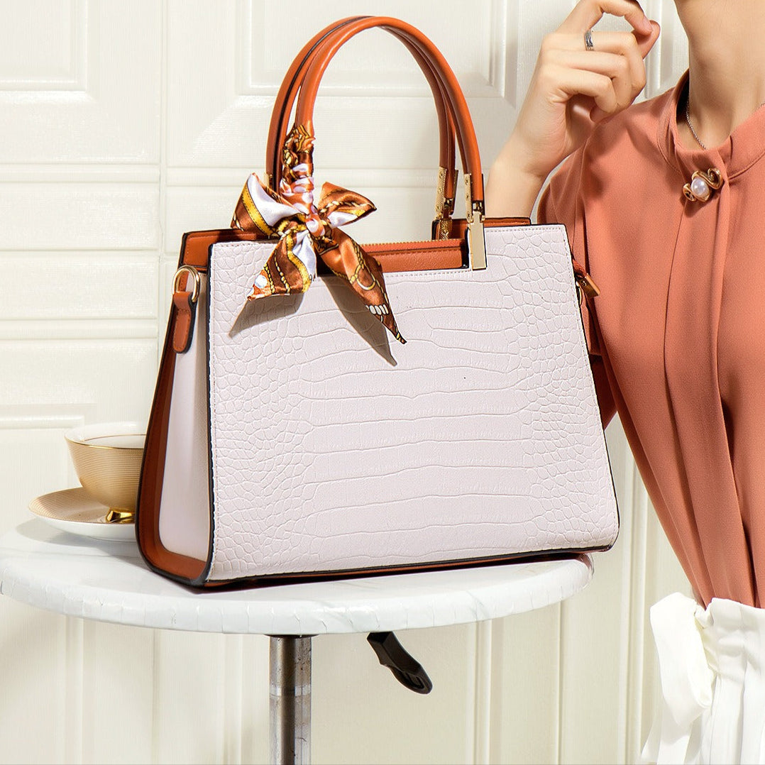 Bolso Mujer Cocodrilo Estilo Clásico - Vestiria