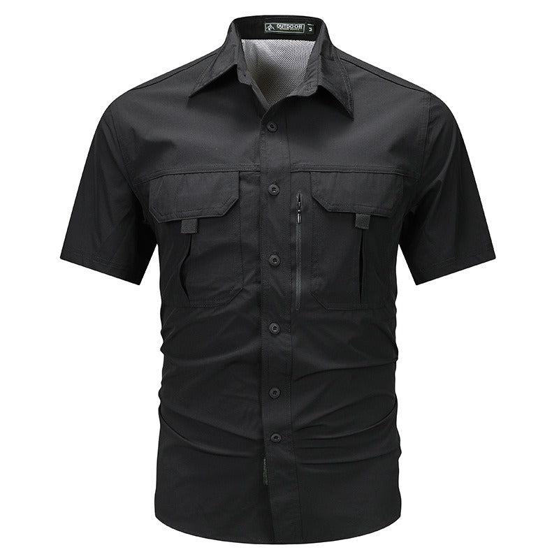 Camisa Verano Hombre Poliéster Resistente