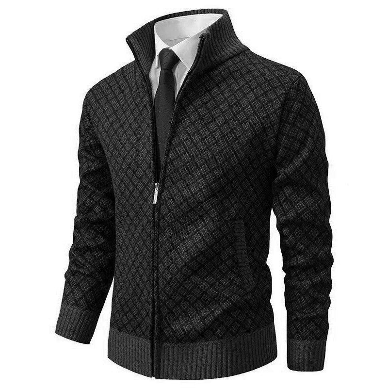 Camiseta Hombre Estampado Clásico Cremallera