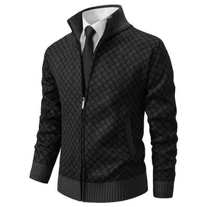 Camiseta Hombre Estampado Clásico Cremallera