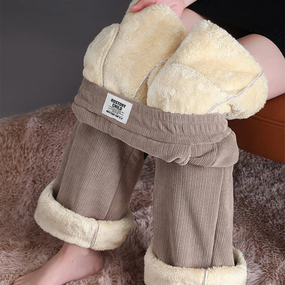 Pantalones Mujer Otoño Invierno Rectos Cálidos