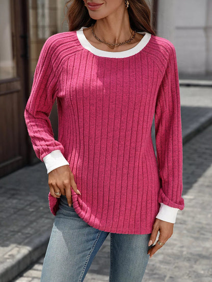 Jersey Cuello Redondo Suave y Cómodo