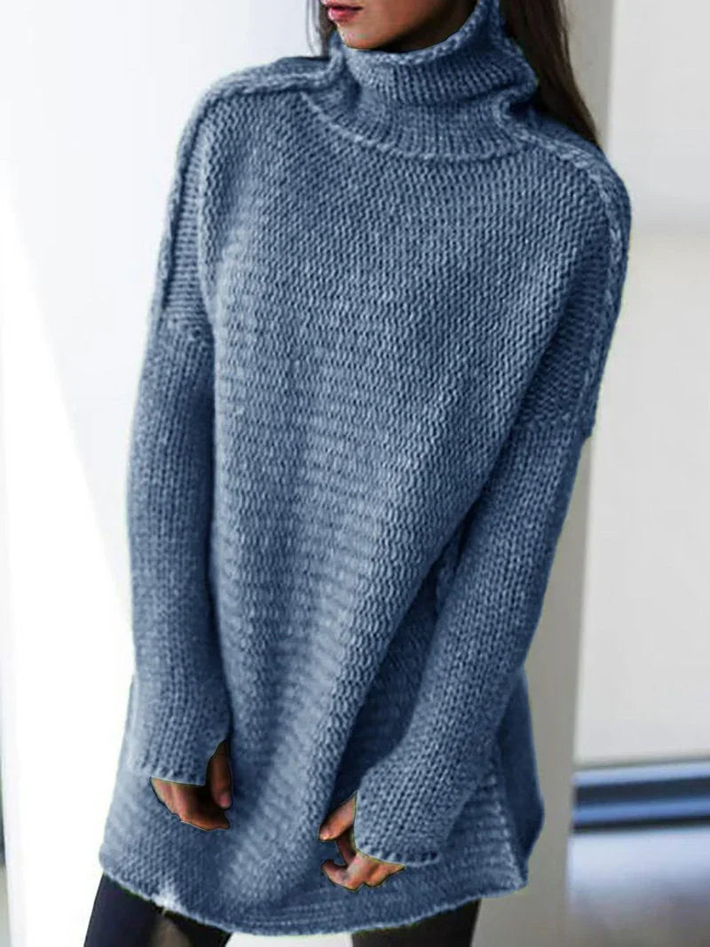 Sudadera Grande Cuello Alto Mujer