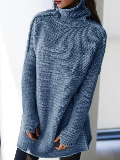 Sudadera Grande Cuello Alto Mujer