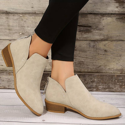 Botas Mujer Estilo Combinado