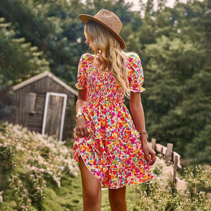 Vestido Floral Ligero y Aéreo