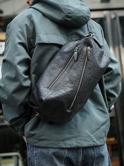 Mochila Hombre Urbana con Cremallera Resistente