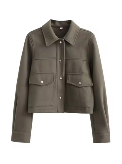 Chaquetón Algodón Clásico Mujer