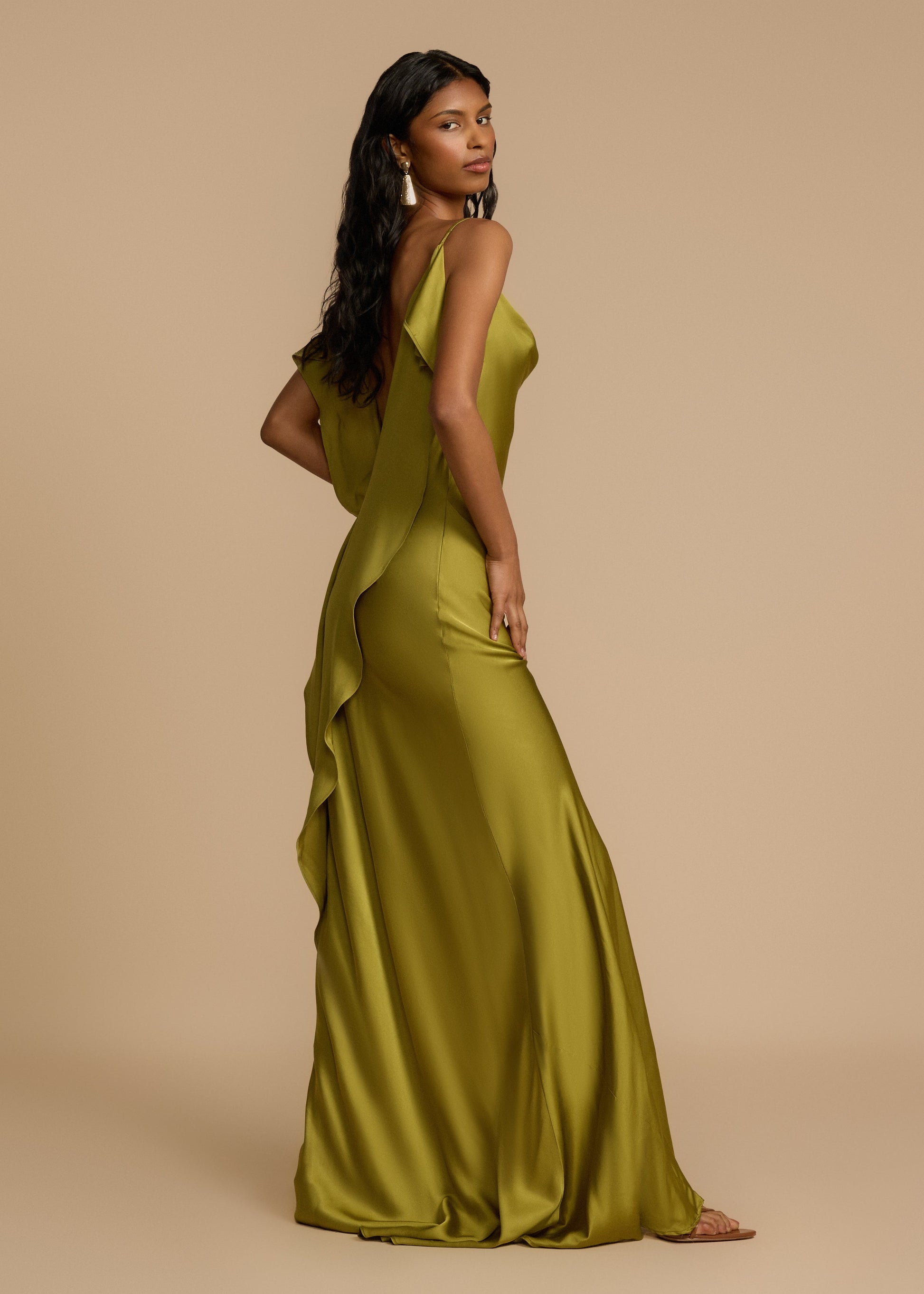 Vestido de Noche Glamuroso sin Mangas - Vestiria