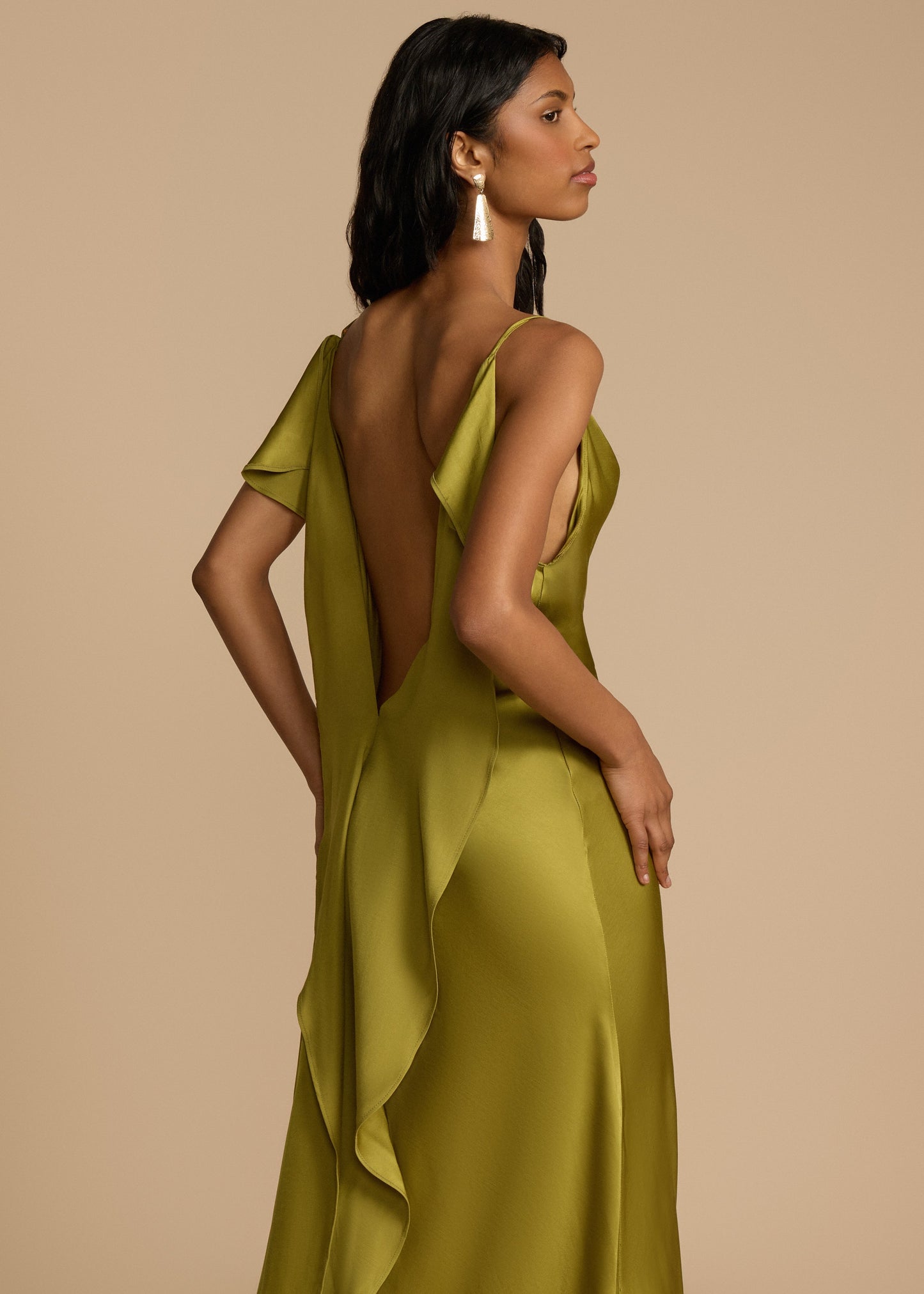 Vestido de Noche Glamuroso sin Mangas