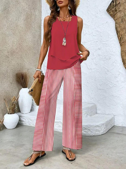 Traje de baño de dos piezas elegante verano