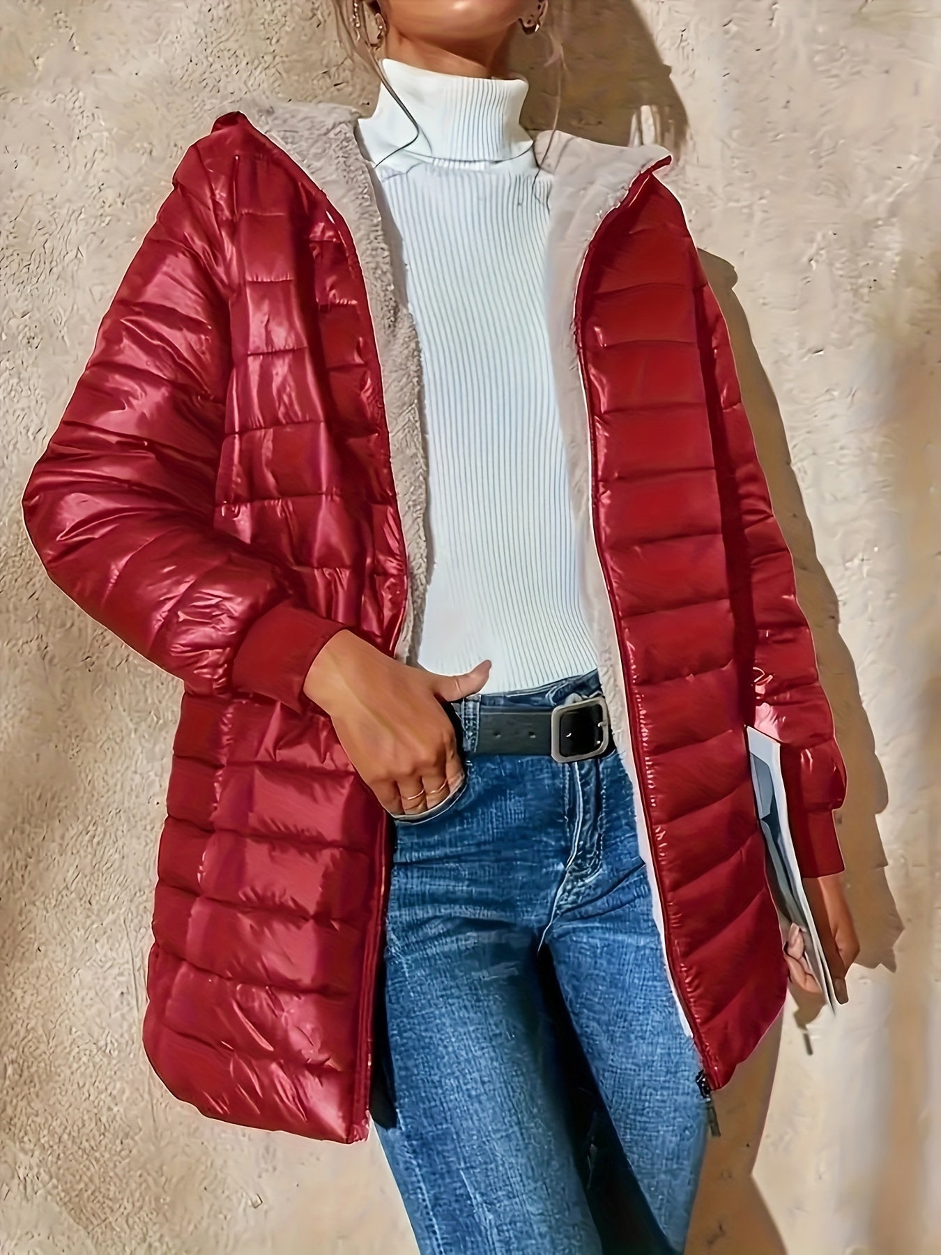 Chaqueta Invierno Mujer Acolchada Cálida