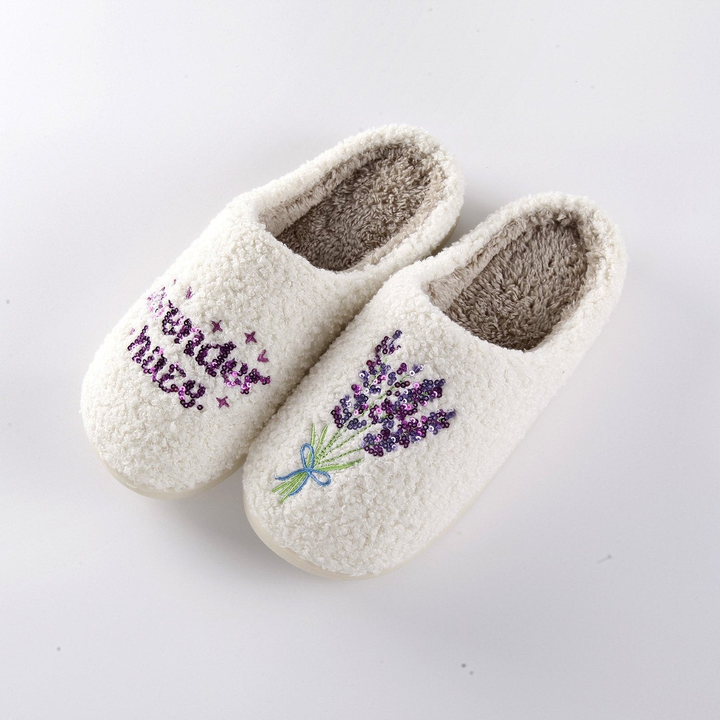 Pantuflas Mujer Bordadas Elegantes