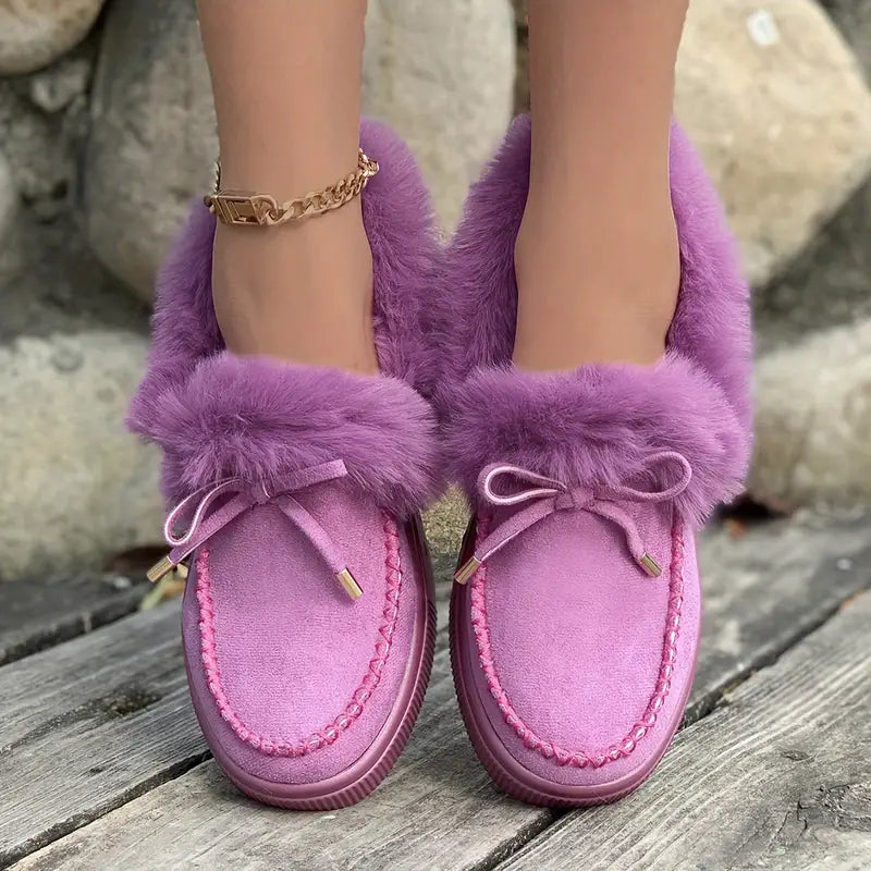 Pantuflas Polar Suaves con Punta Redonda
