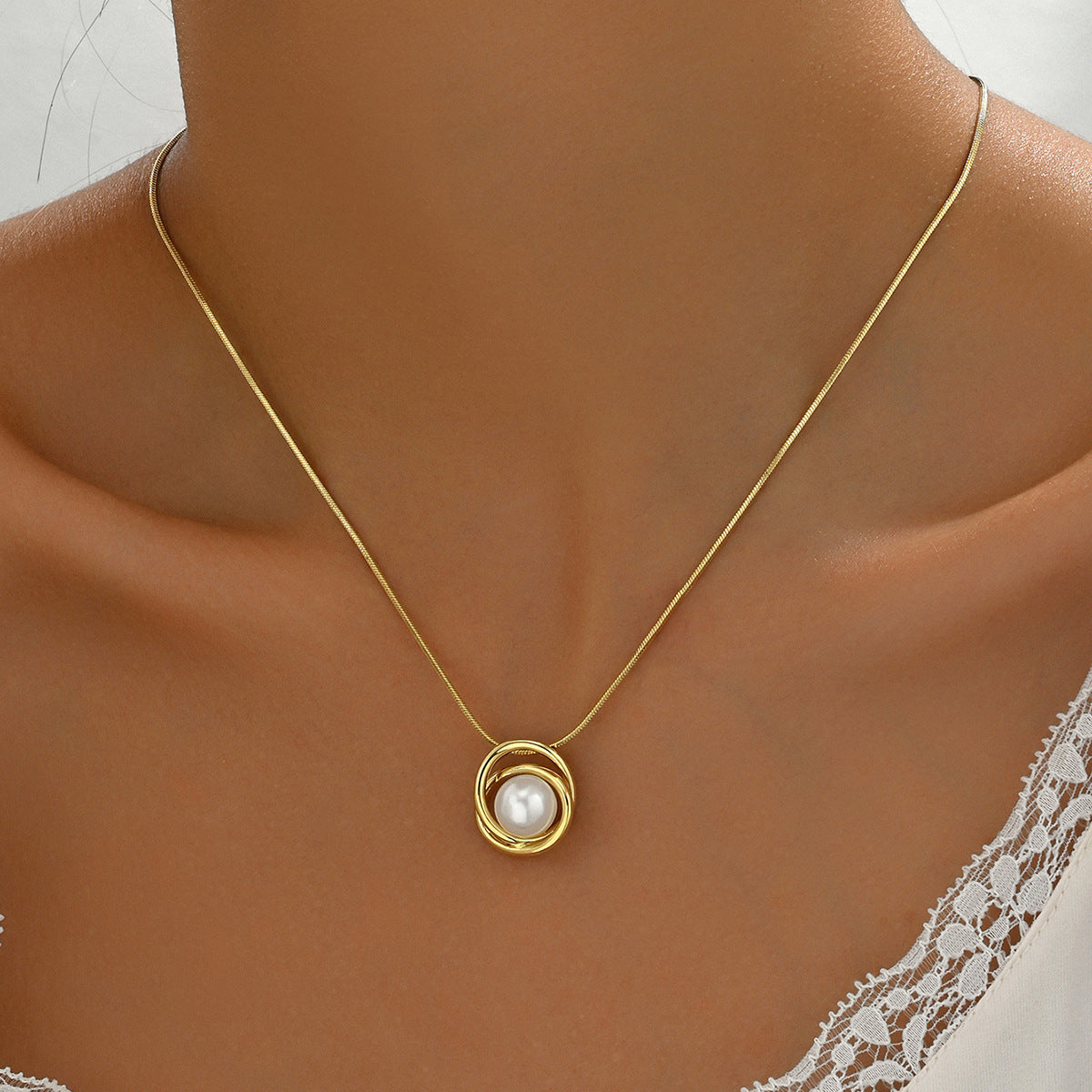 Collar Mujer Nácar Elegante - Vestiria