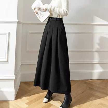 Falda Plisada Cintura Alta Mujer Estilo Casual - Vestiria