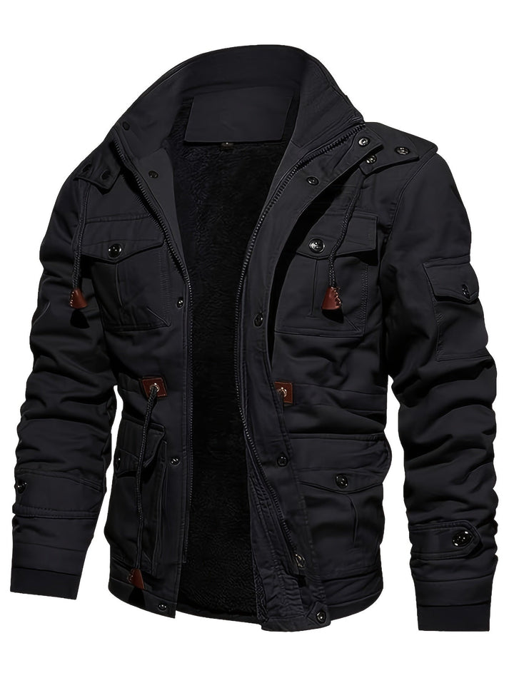 Chaqueta Hombre Táctica Forro Polar Impermeable - Vestiria