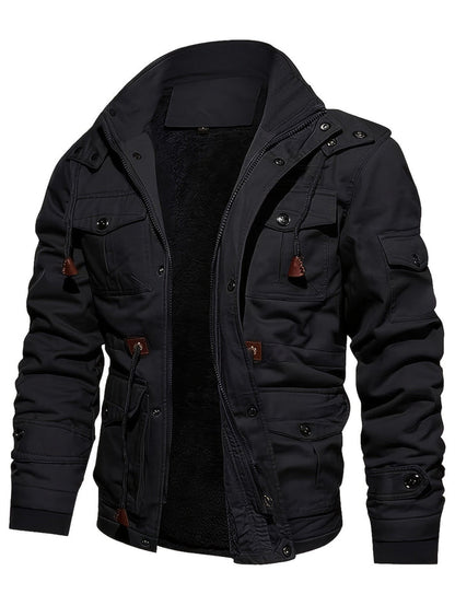 Chaqueta Hombre Táctica Forro Polar Impermeable - Vestiria