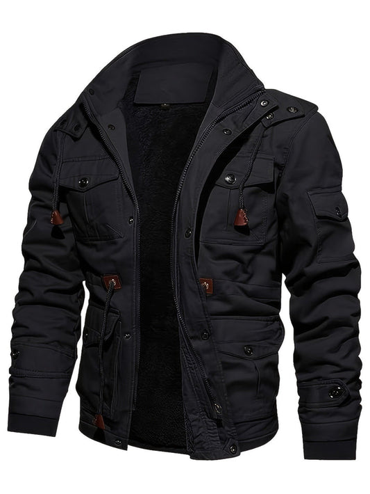 Chaqueta Hombre Táctica Forro Polar Impermeable - Vestiria