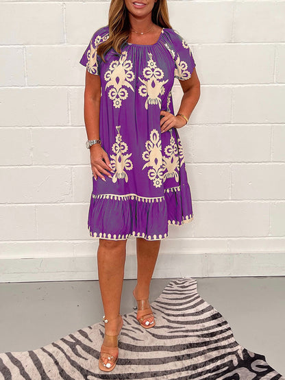 Vestido Verano Elegante Escote V