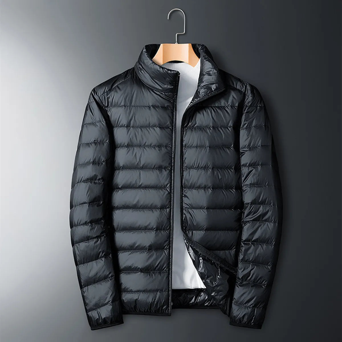 Chaquetón Ligero Cuello Alto Hombre - Vestiria
