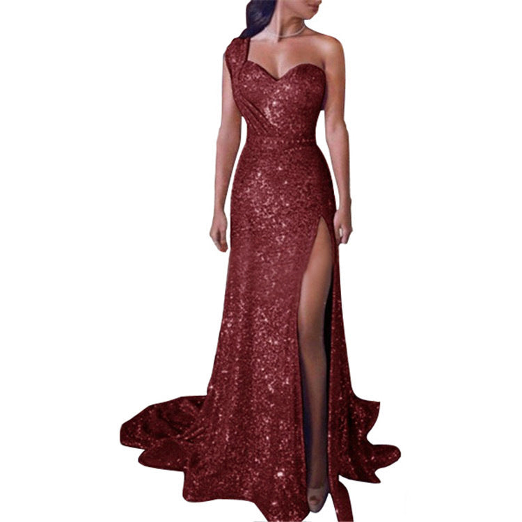 Vestido Largo Asimétrico Elegante