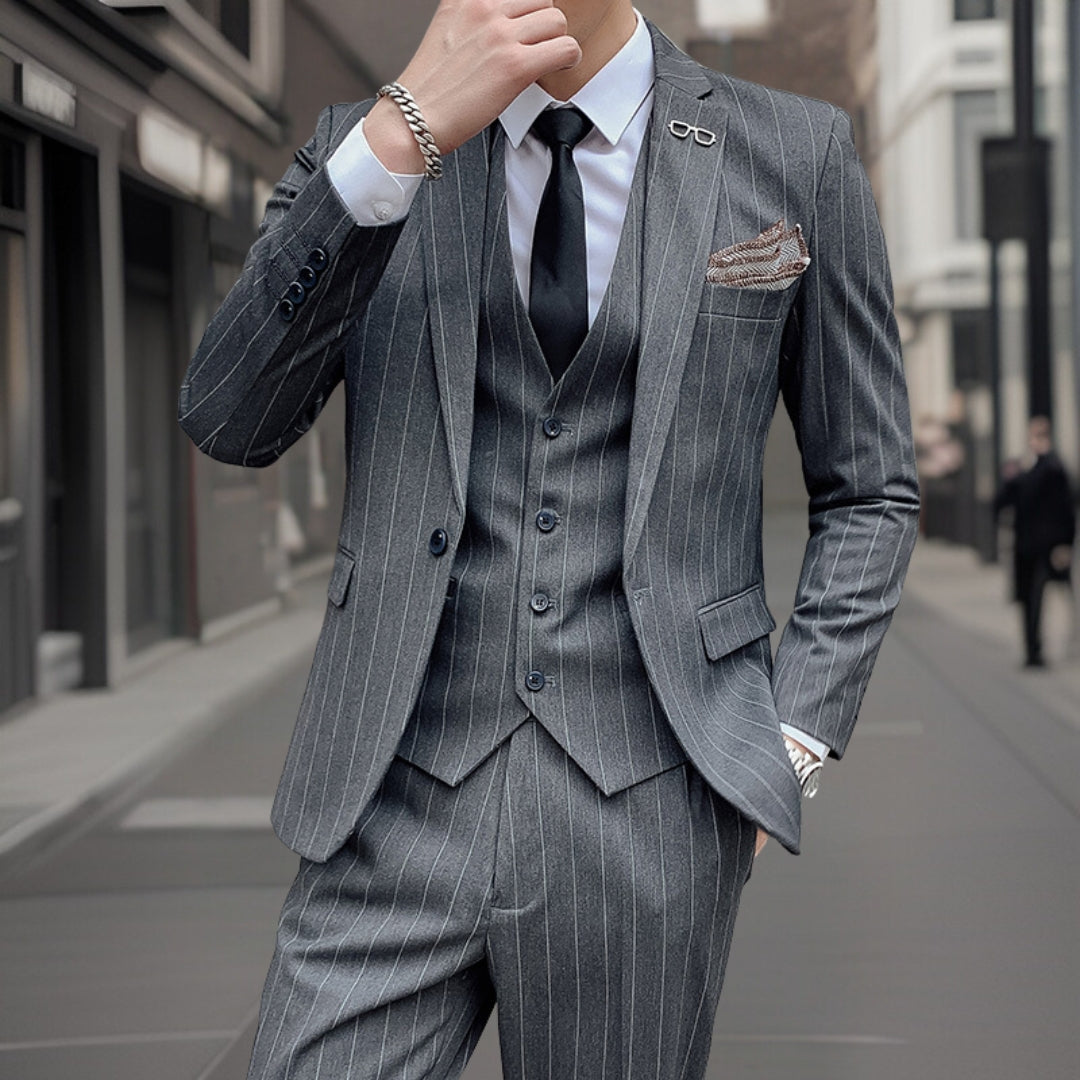 Traje Hombre Clásico Tres Piezas