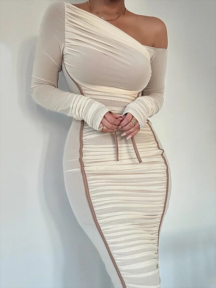 Vestido Largo Noche Elegante Mujer - Vestiria