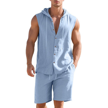 Chaleco Hombre Tejido Ligero Estilo Verano
