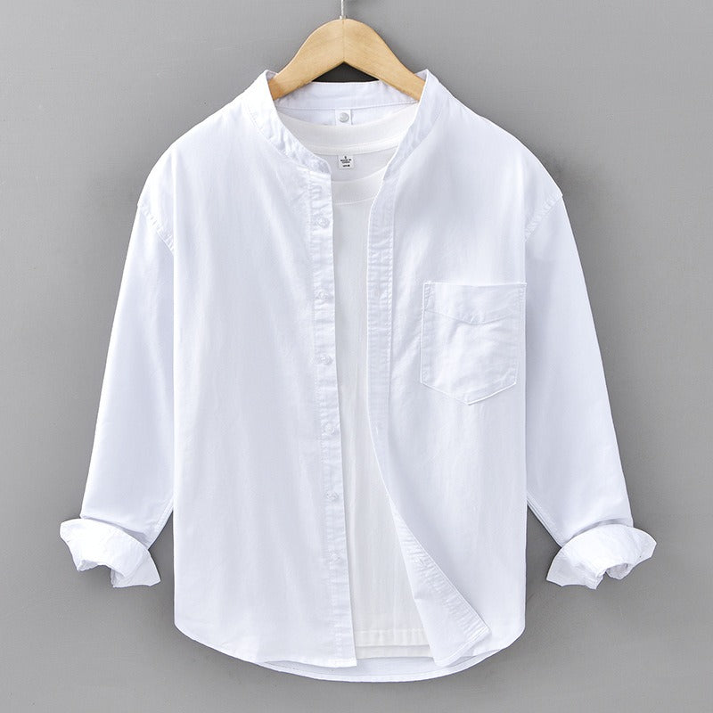 Camisa Hombre Algodón Suave Relajada