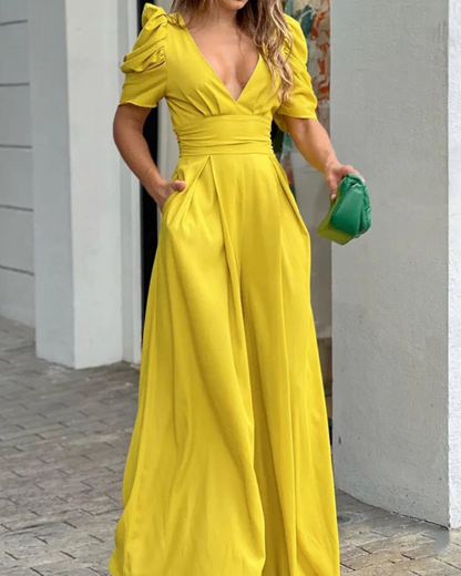Mono Mujer Elegante Manga Corta - Vestiria